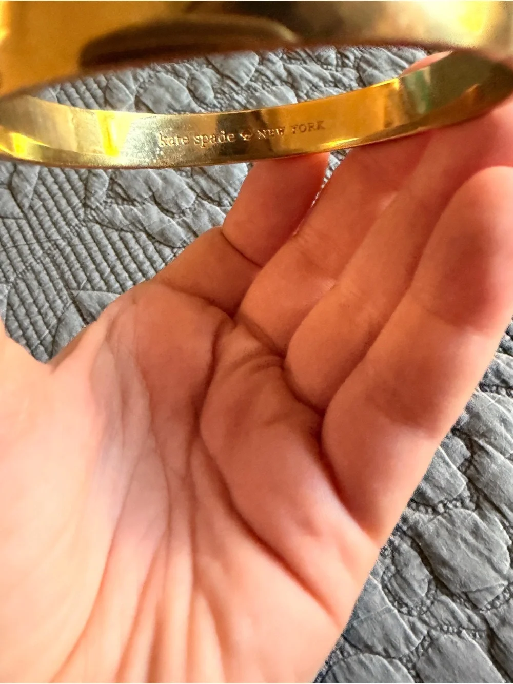 kate spade polished gold